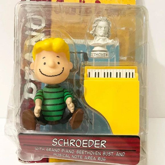 Peanuts Good ol Charlie Brown Schroeder Grand Piano Beethoven Bust Music Flaws - Picture 2 of 15